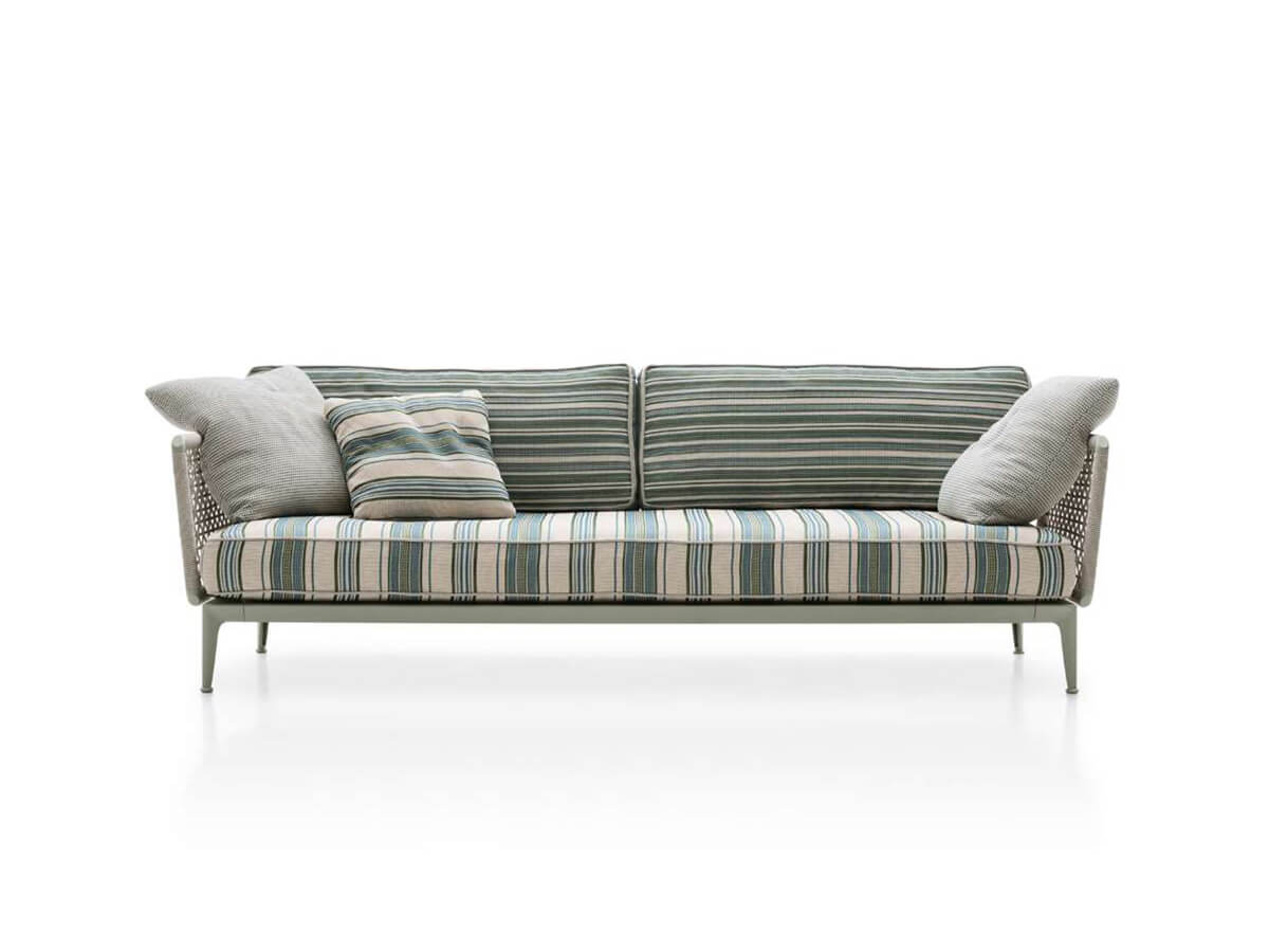 B&B Italia Ribes Outdoor Sofa With Armrests