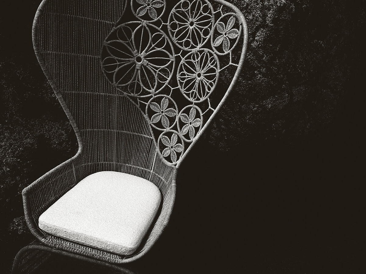 Crinoline Outdoor Armchair