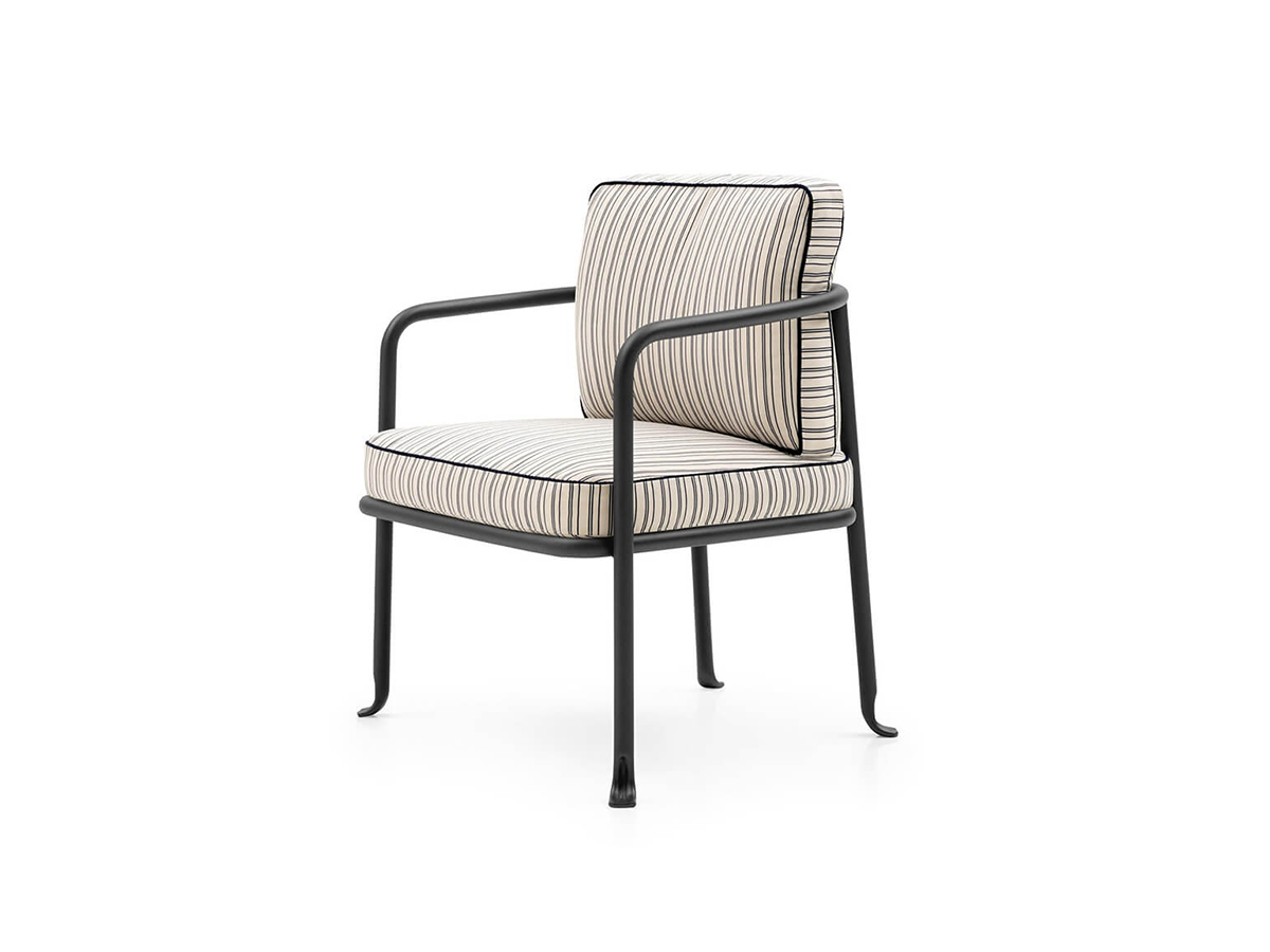 Borea Outdoor Chair with Armrests - 