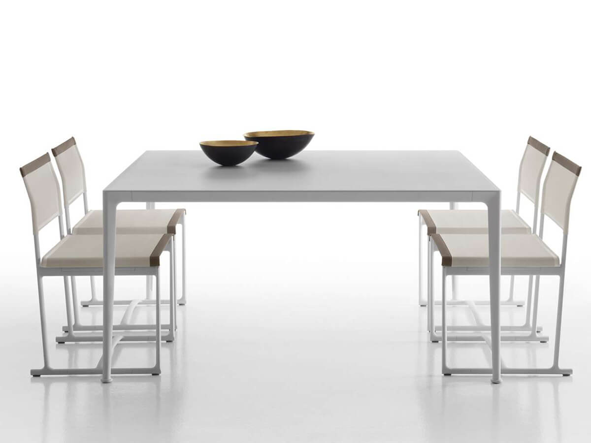 B&B Italia Mirto Outdoor Dining Table With Aluminium Top