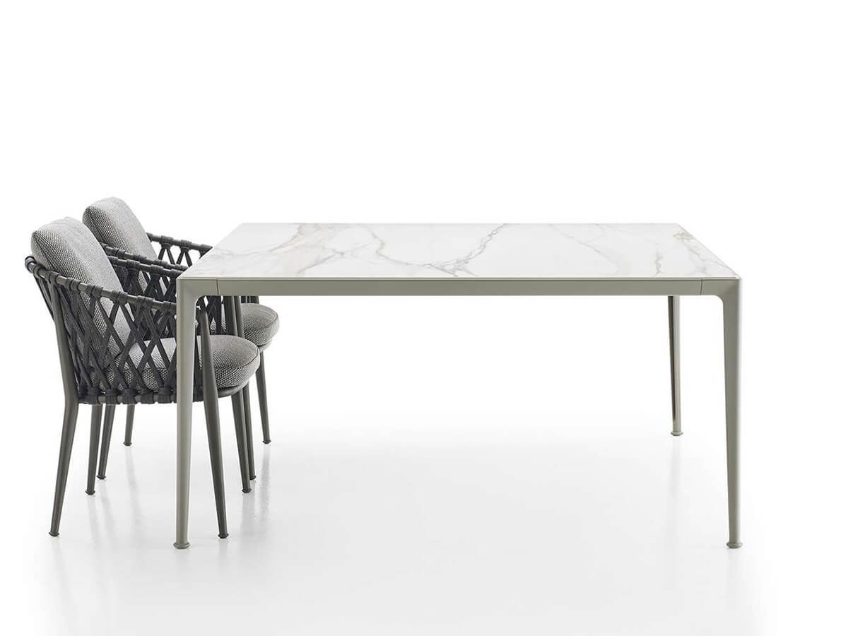 B&B Italia Mirto Outdoor Dining Table With Gres Top