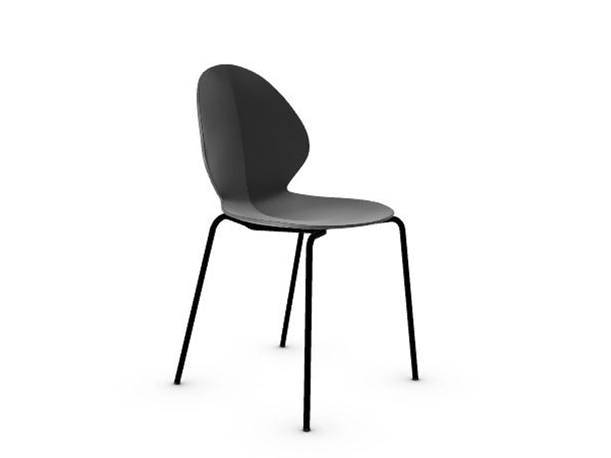 Calligaris Basil Chair With Metal Legs