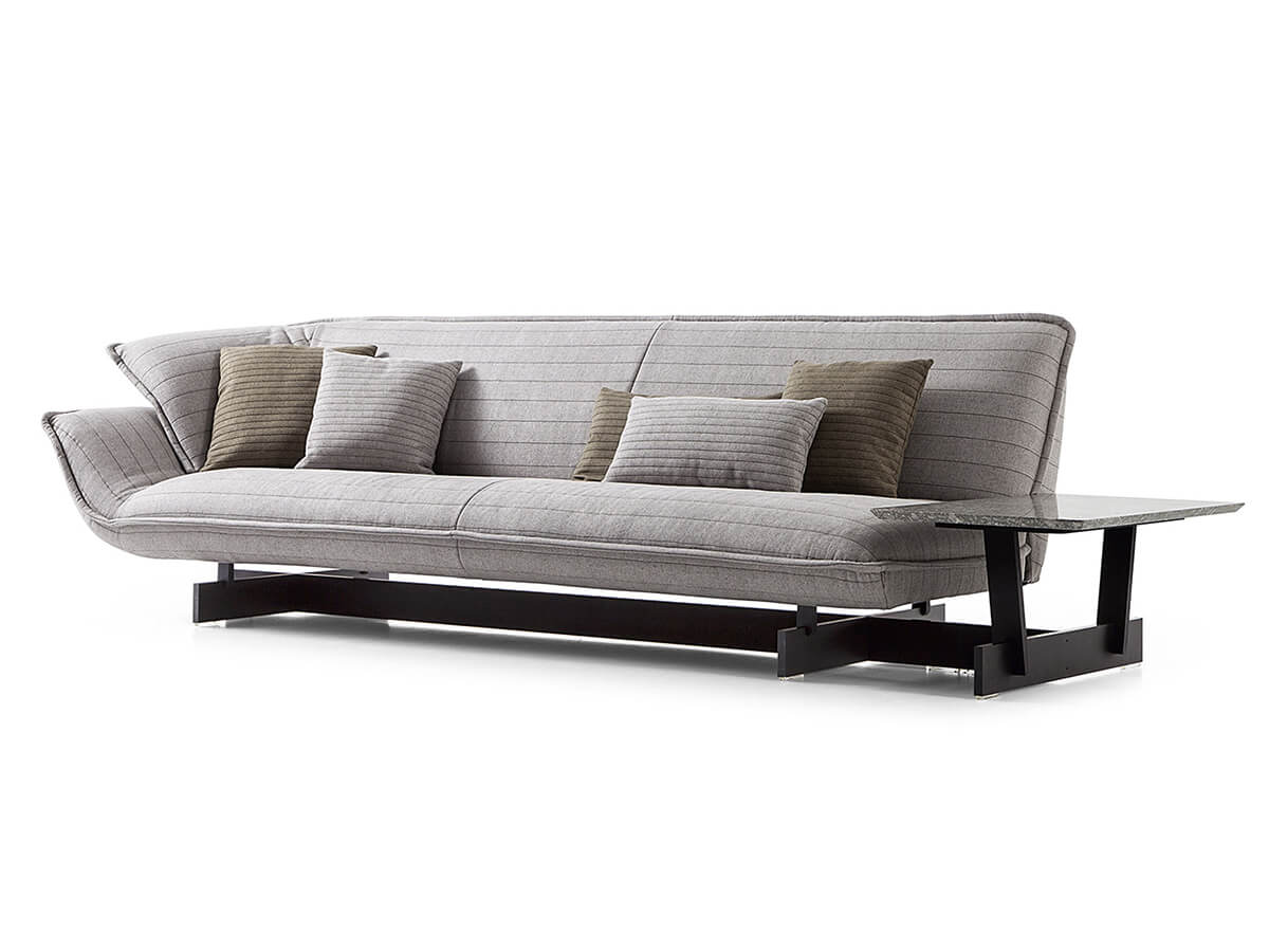 Cassina Beam Sofa 2 Seaters with Lateral Coffee Table