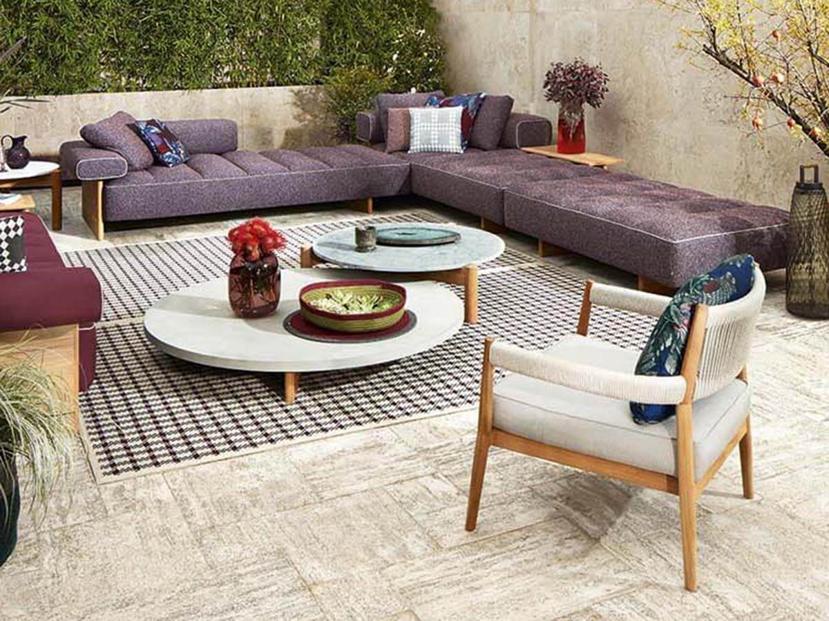 Table à Plateau Interchangeable Tavolino Outdoor