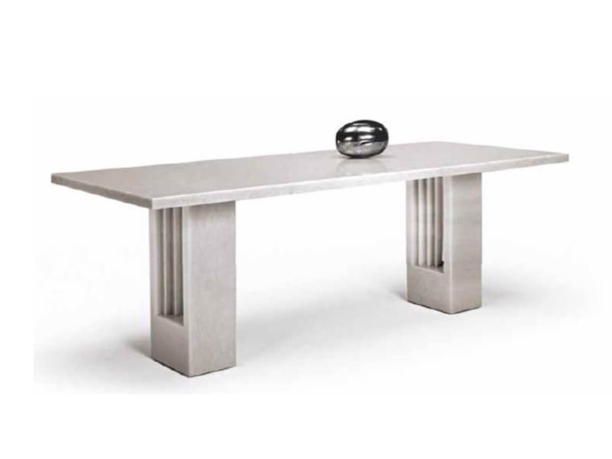 Cassina Delfi Dining Table Top and Base in Marble