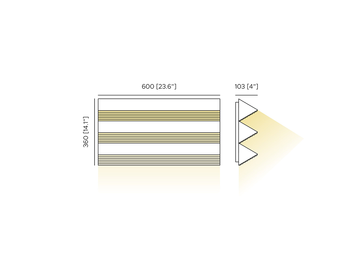 Stick Ap Lampada da Parete