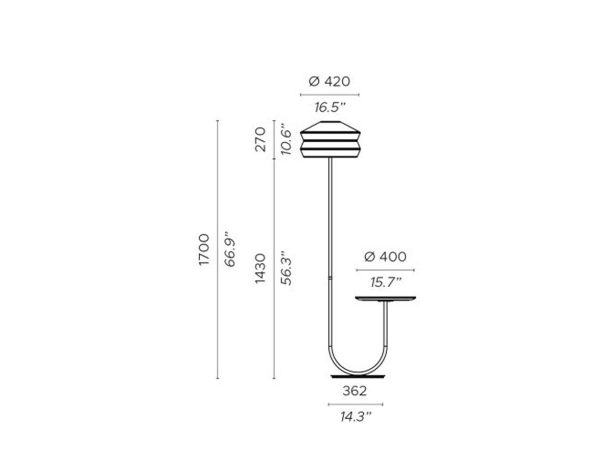 Calypso Lampada da Terra