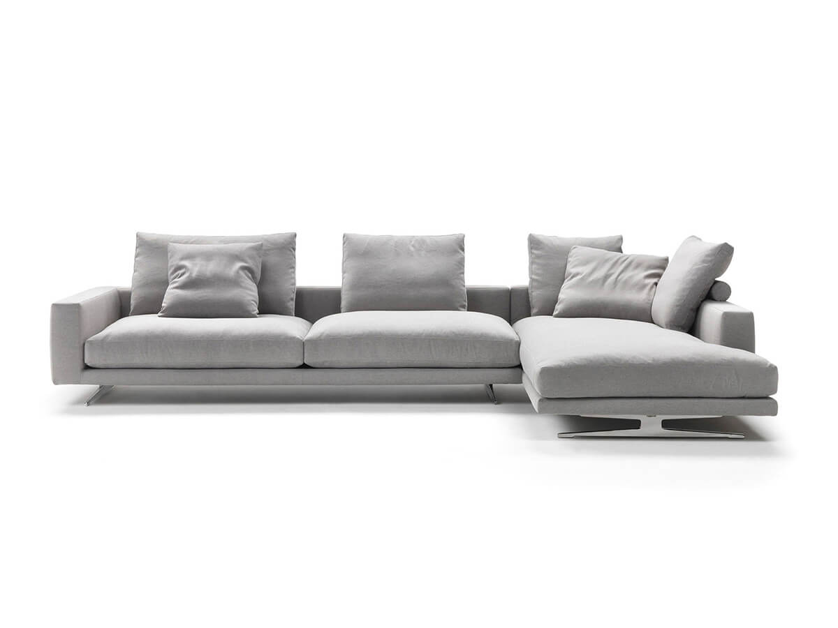 Flexform Campiello Sofa With Chaise Longue