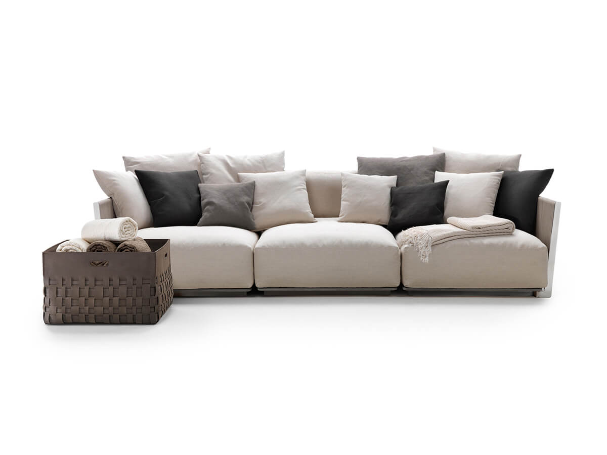 Flexform Vulcano Outdoor Sofa Linear