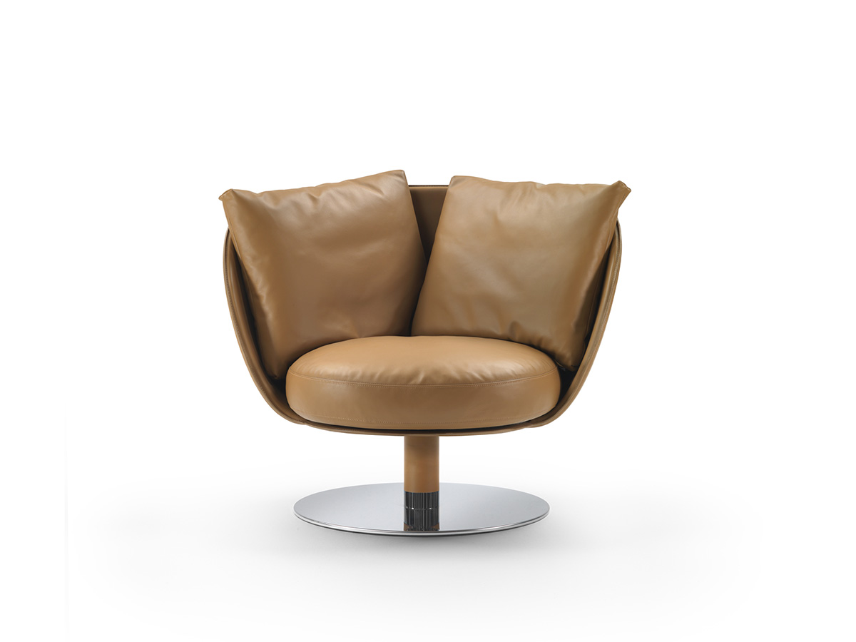 Flexform Eri Poltrona Con Base Girevole