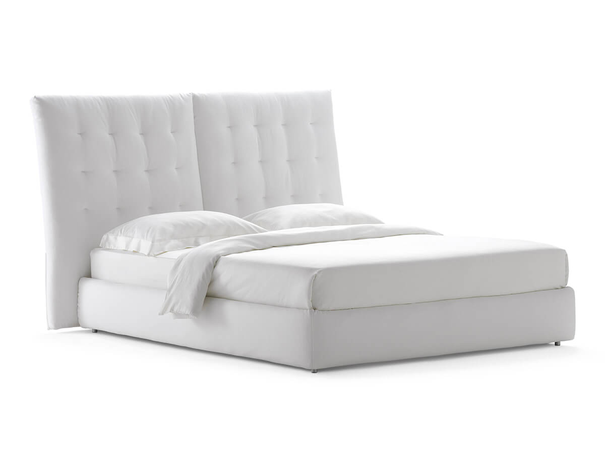 Flou Angle Bed Without Side Panels