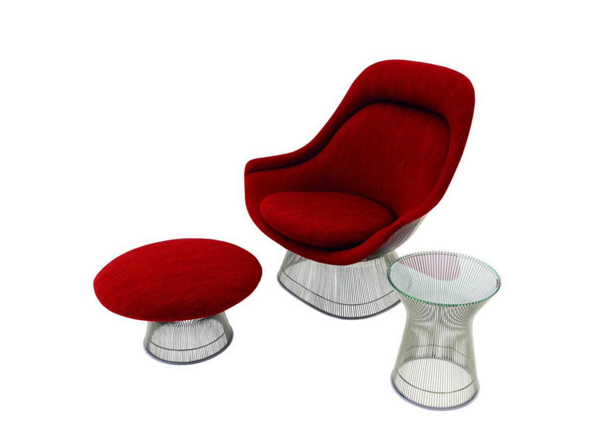 Platner Ottoman