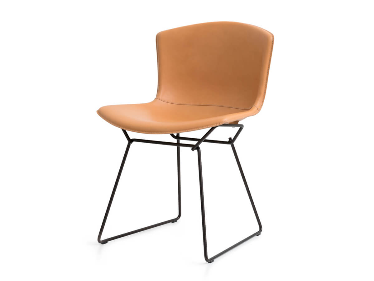 Knoll Bertoia Chair Shell in Saddle Leather