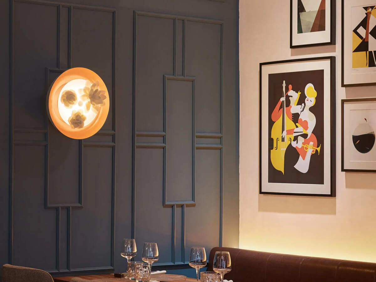 Bouquet Lampada da Parete