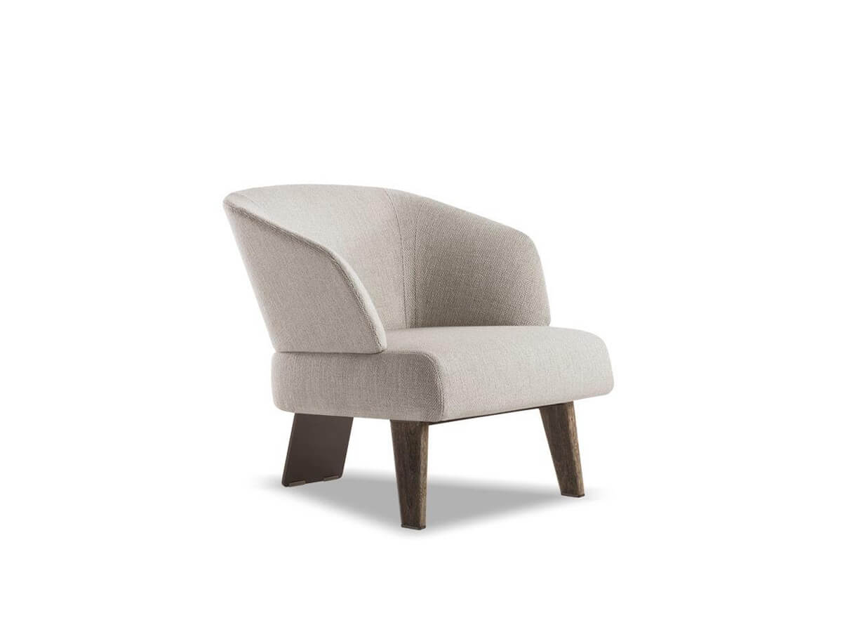 Minotti Reeves Armchair Reeves Small – Fixed