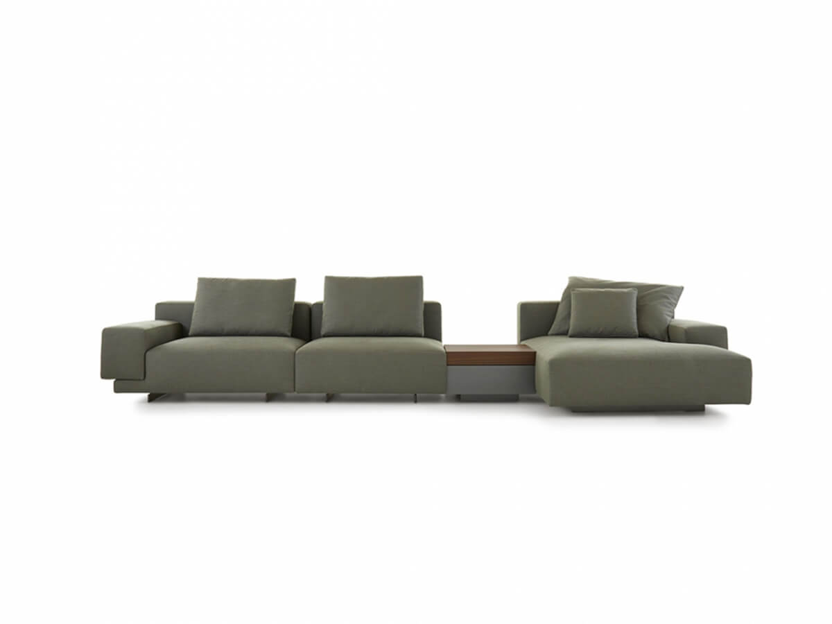 Molteni&C Marteen Sofa With Chaise Longue