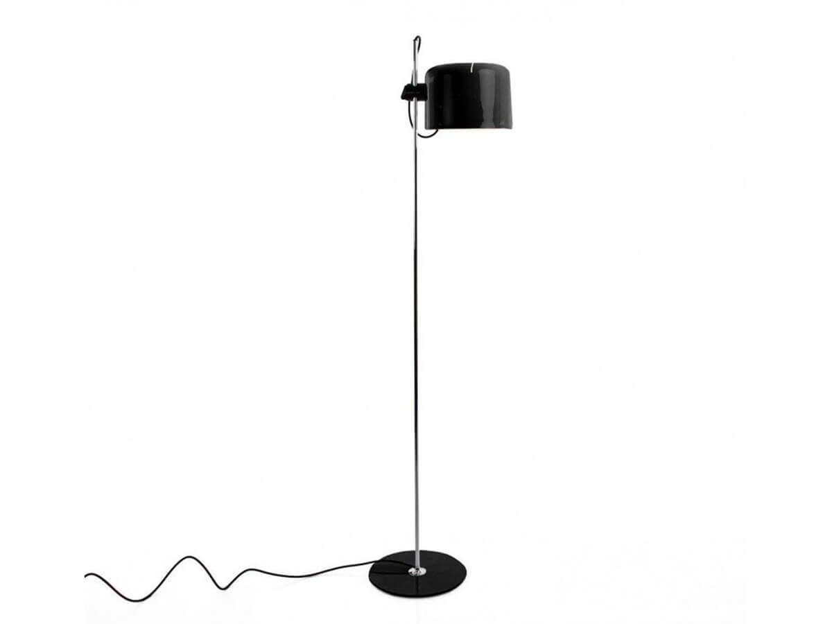 Oluce Coupé Floor Lamp With Semi-Cylindrical Shade