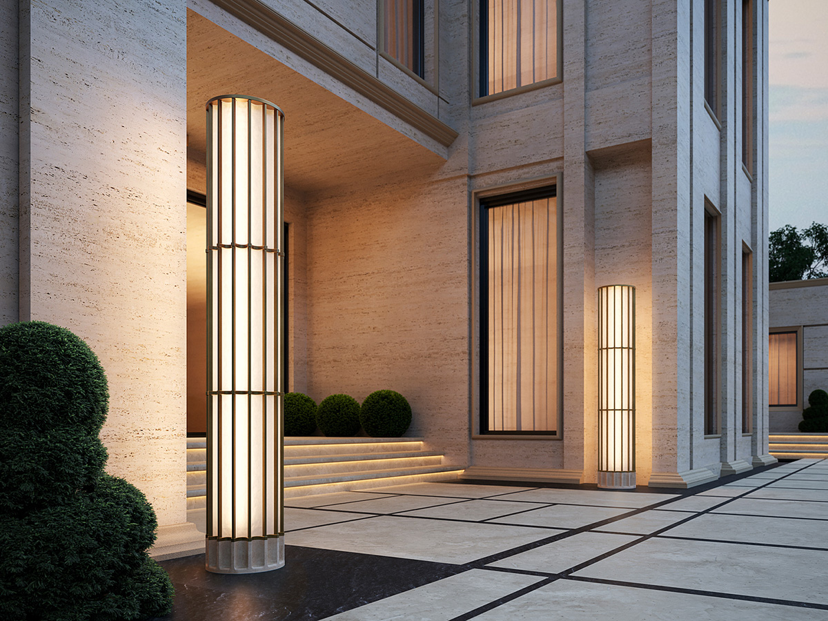 Roma Lampada da Terra Outdoor