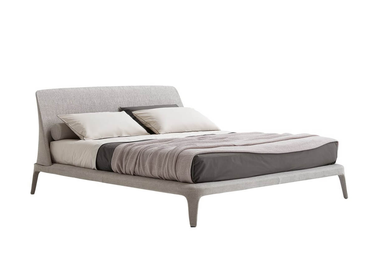 Poliform Kelly Bed With Smooth Headboard