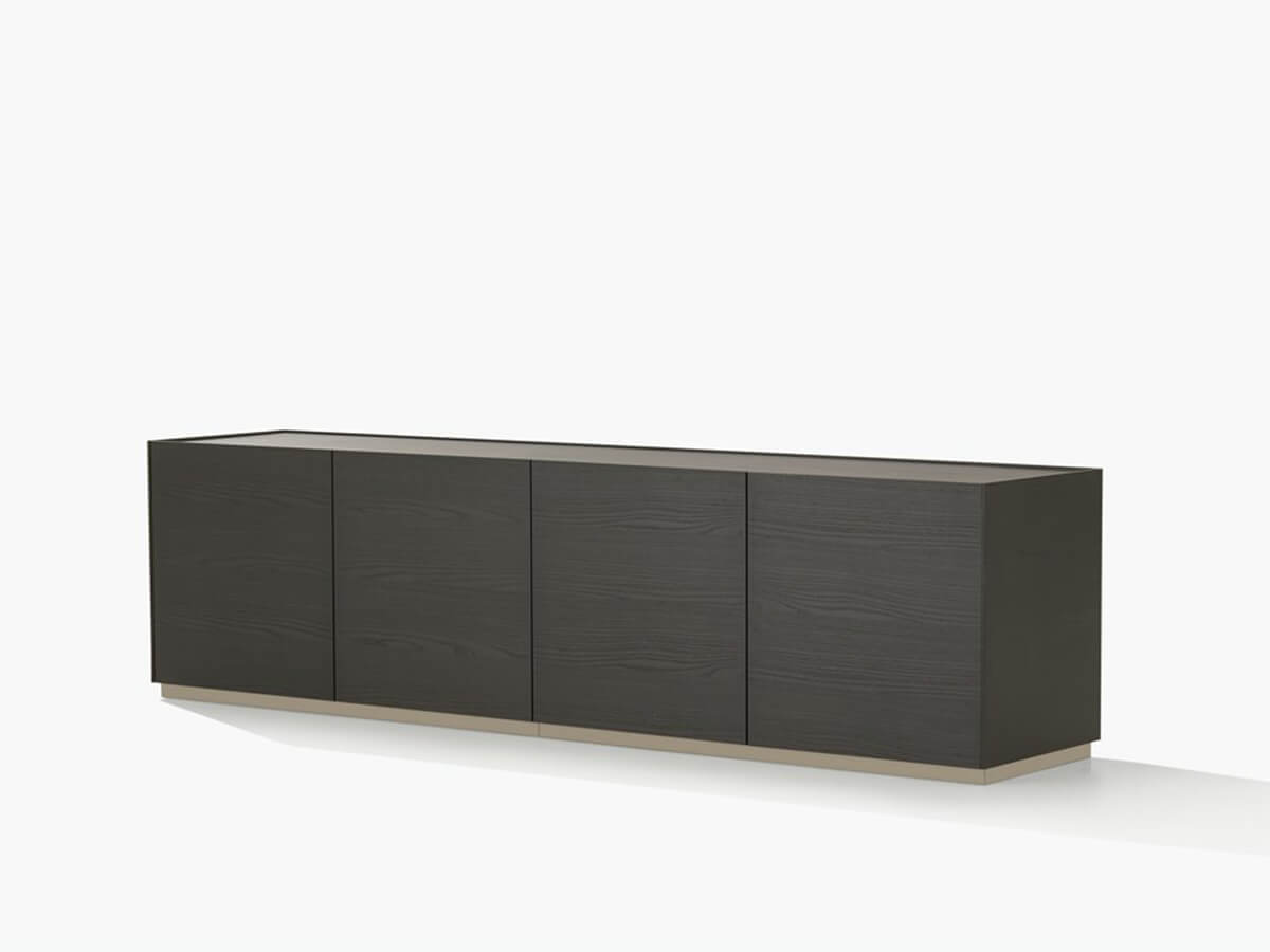 Poliform Code Sideboard With Doors – Base with Skirting Board
