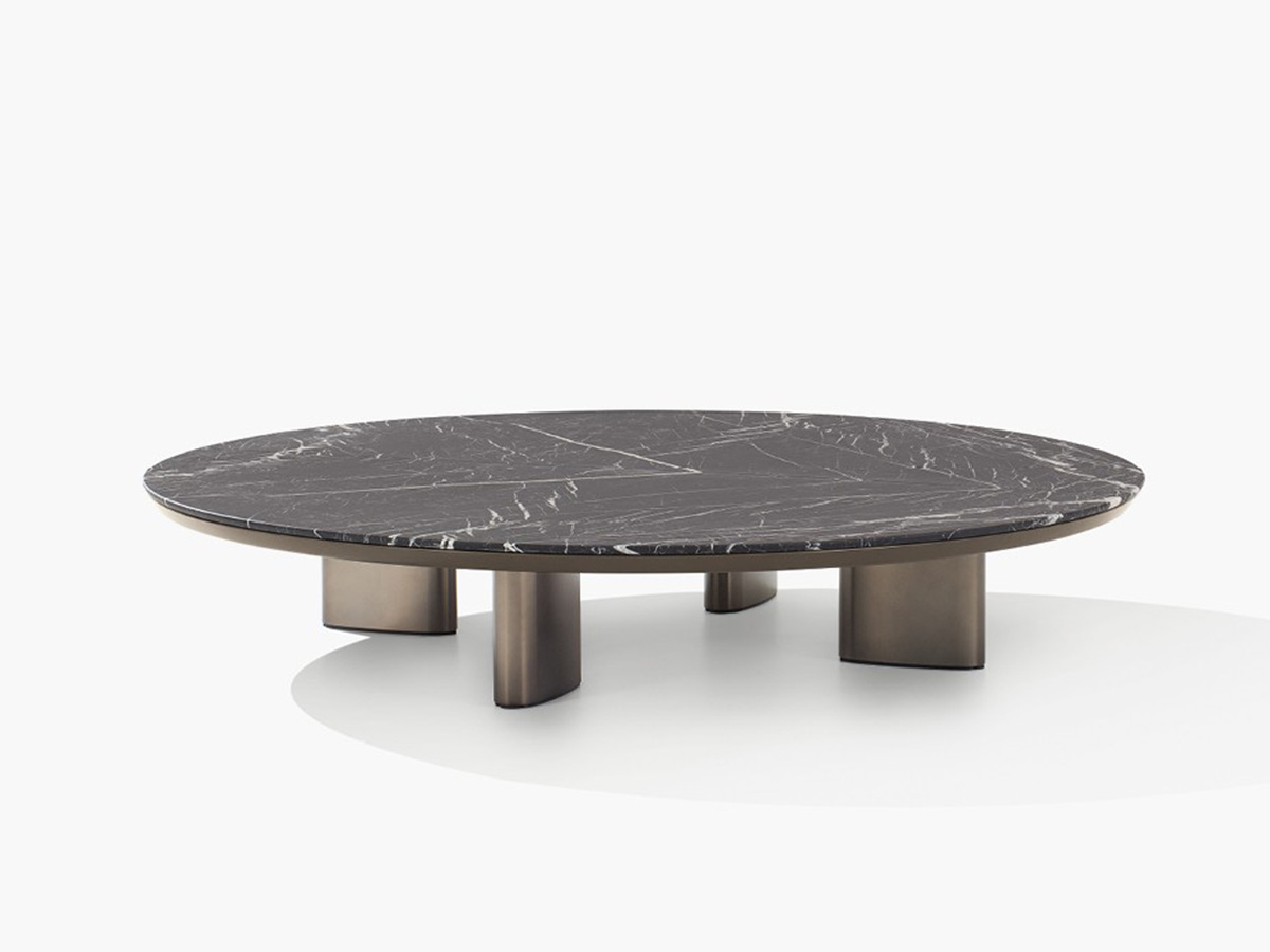 Poliform Adrien Coffee Table With Marble Top