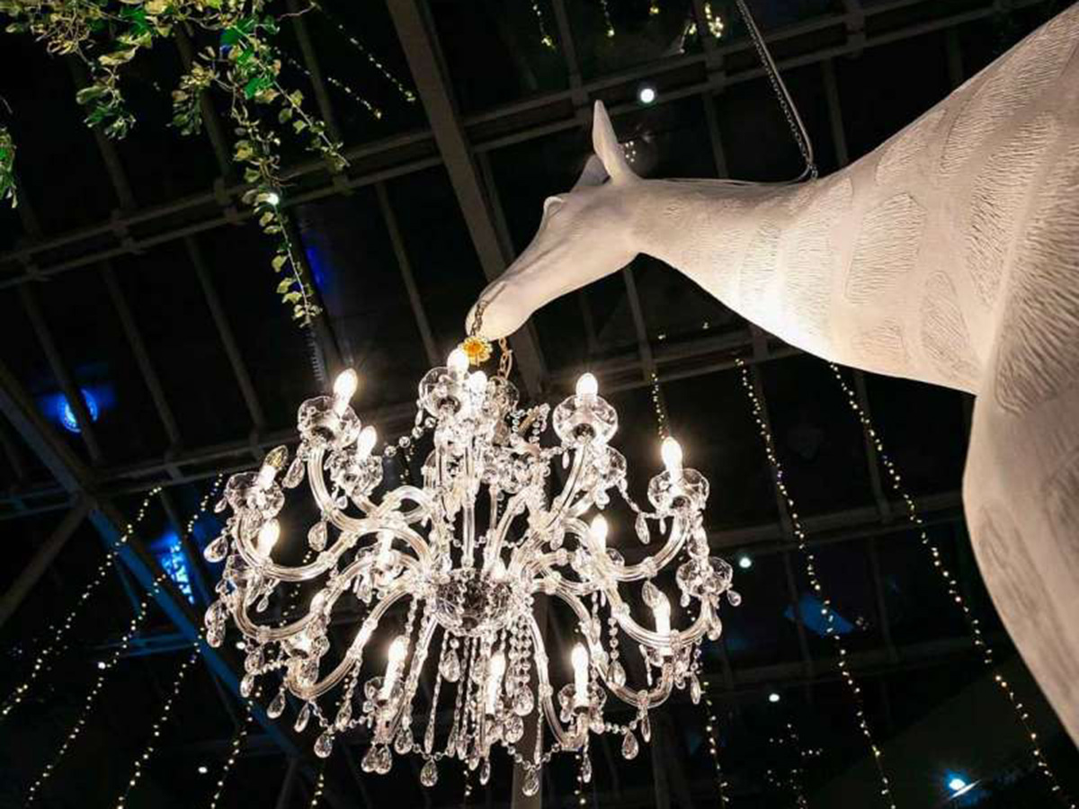 Giraffe In Love Lampada da Terra