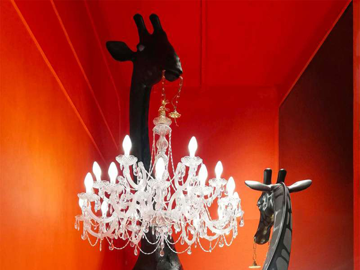 Giraffe In Love Lampada da Terra