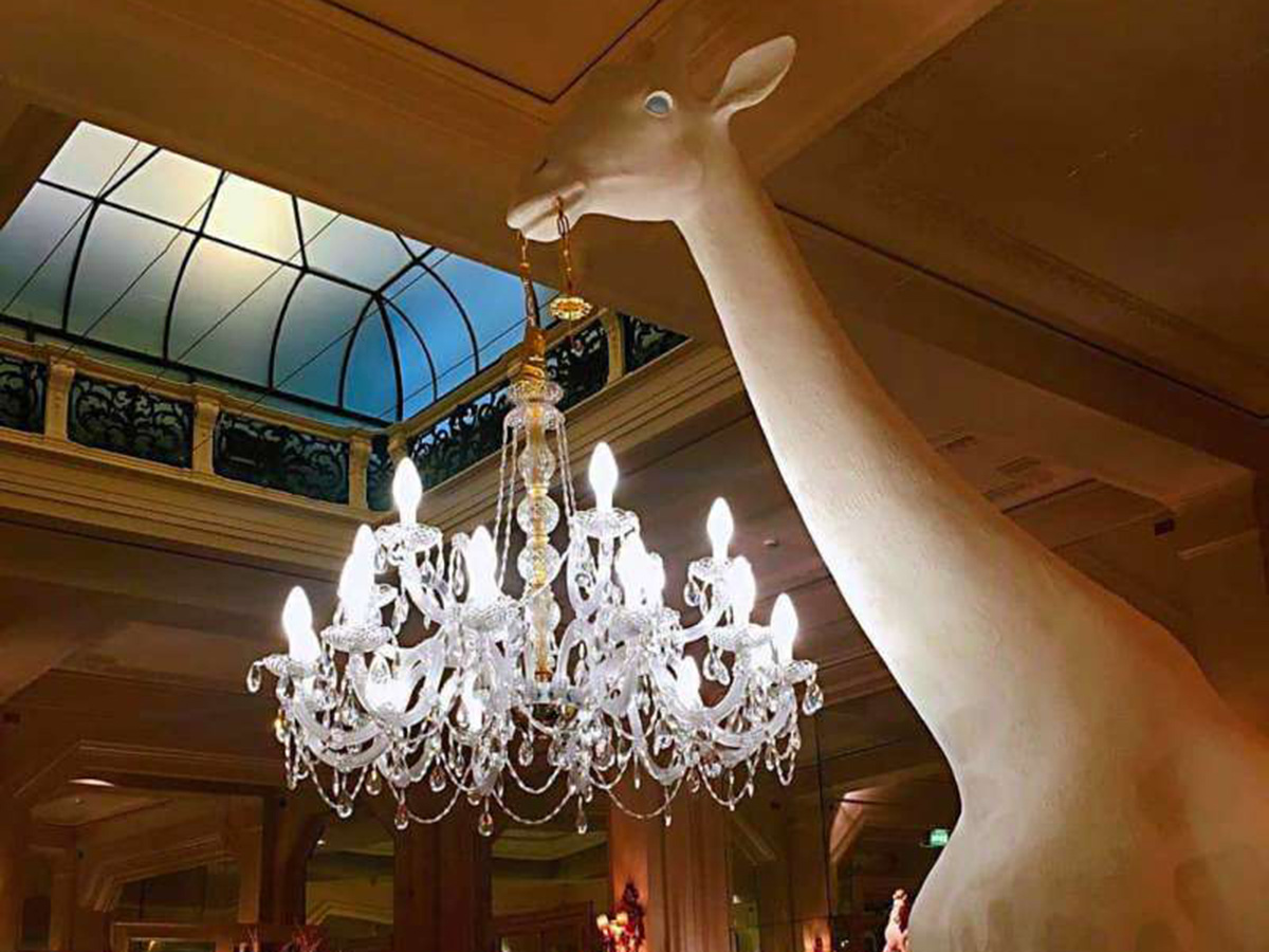 Giraffe In Love Lampada da Terra