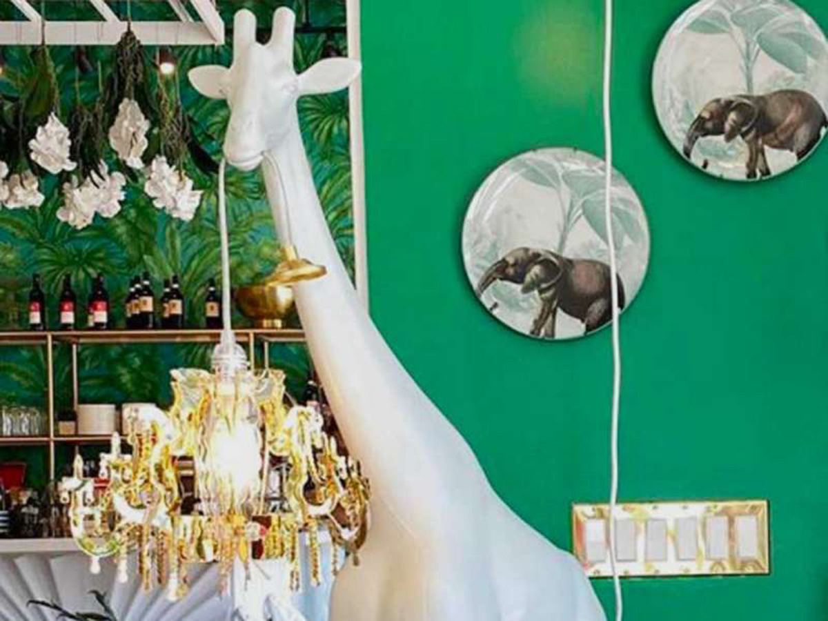 Giraffe In Love Lampada da Terra