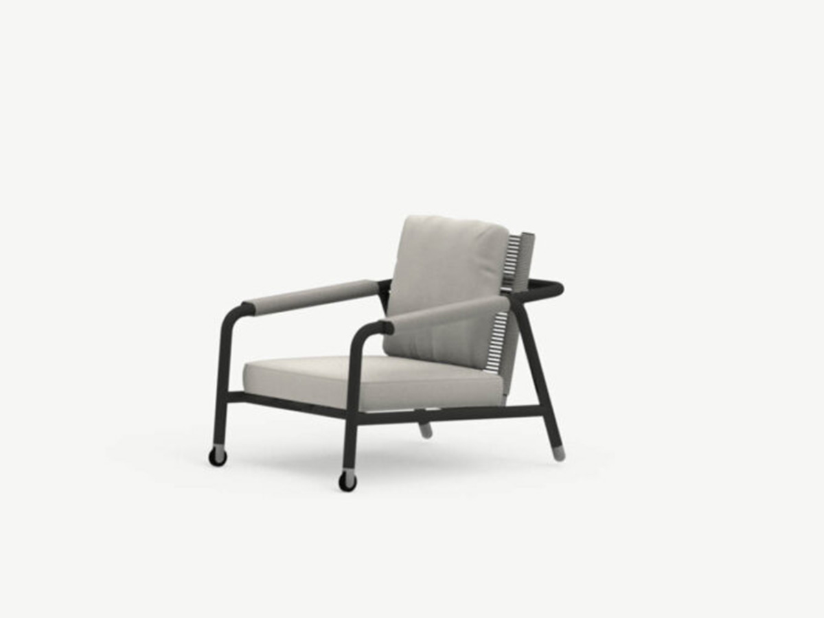 Roda Astra Outdoor Armchair With Low Backrest