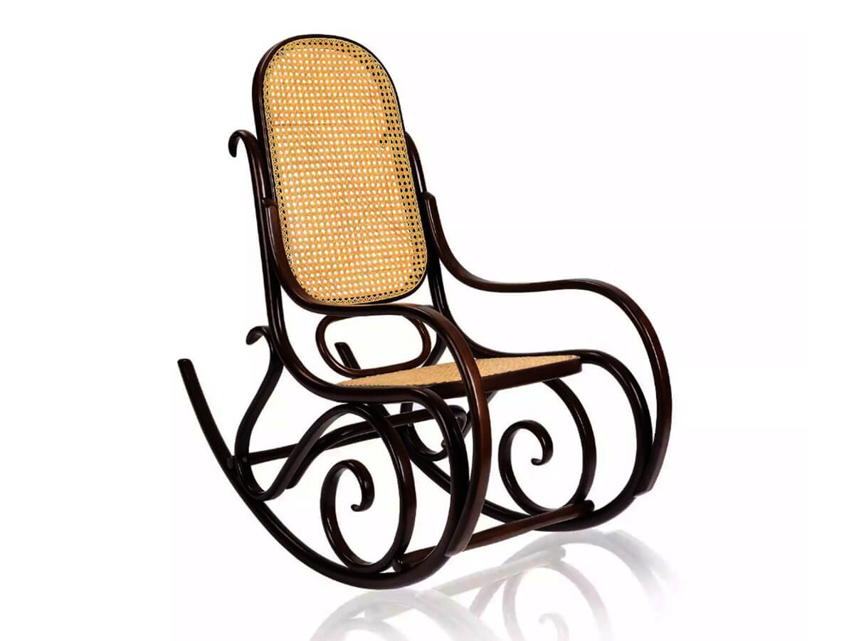 Gebruder Thonet Vienna Schaukelstuhl Rocking Chair 