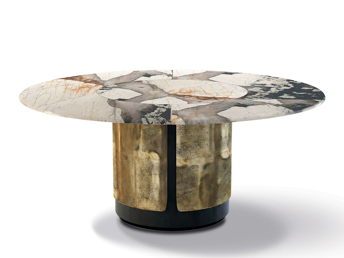 Visionnaire Amos Table With Marble Top