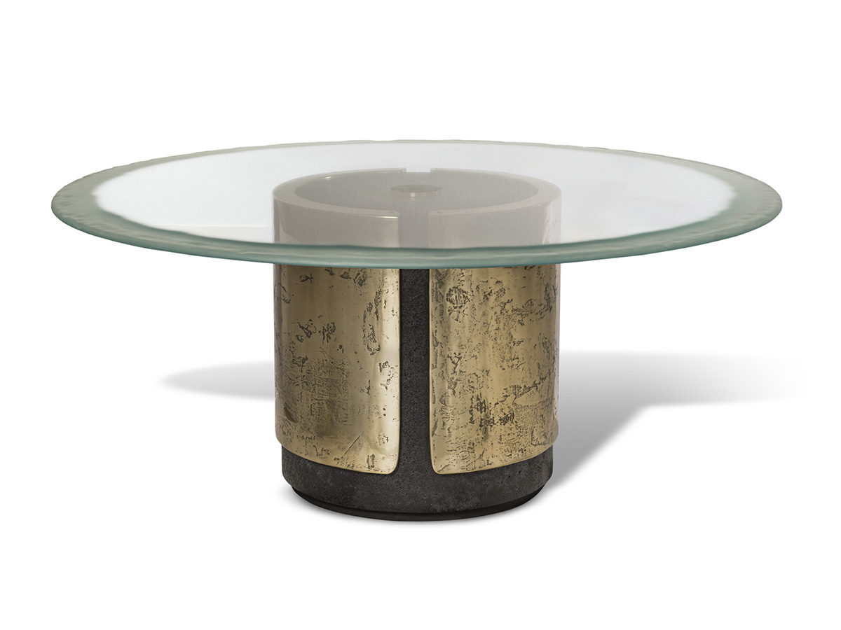 Visionnaire Amos Table With Glass Top