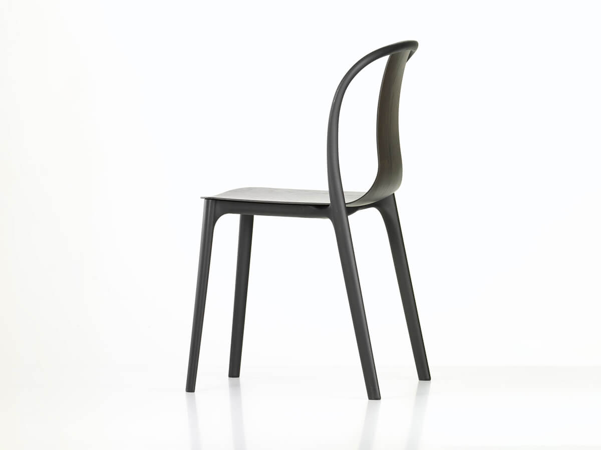 Vitra Belleville Chair Shell in Wood – Without Armrests