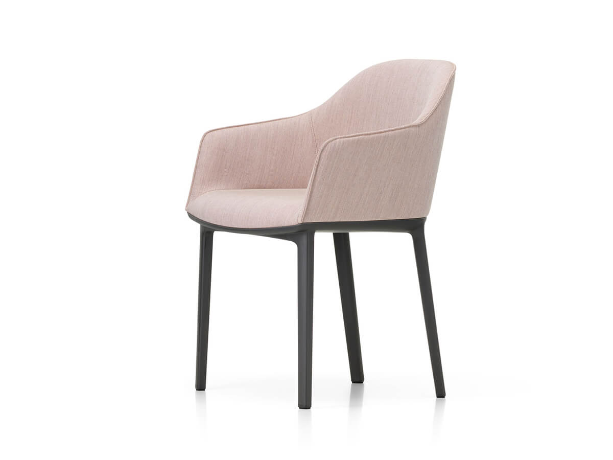 Vitra Softshell Chair With Armrests and Base with 4 Legs